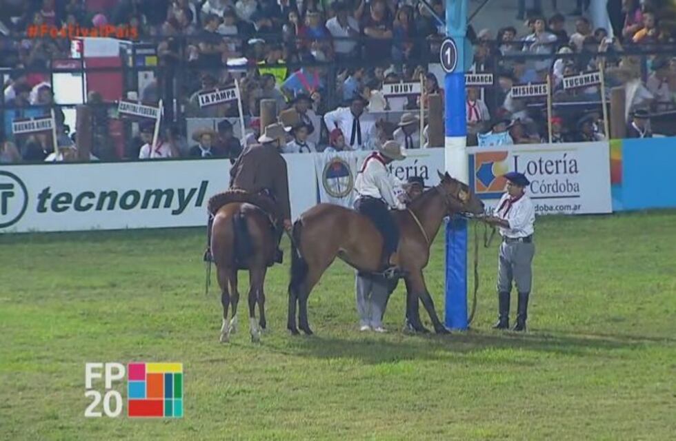 El jinete de Arroyito Pachi Maini tuvo una buena presentación en Jesús María
