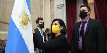 La senadora opositora Laura Rodríguez Machado interpeló al Jefe de Gabinete y hubo un cruce con Cristina\u002E