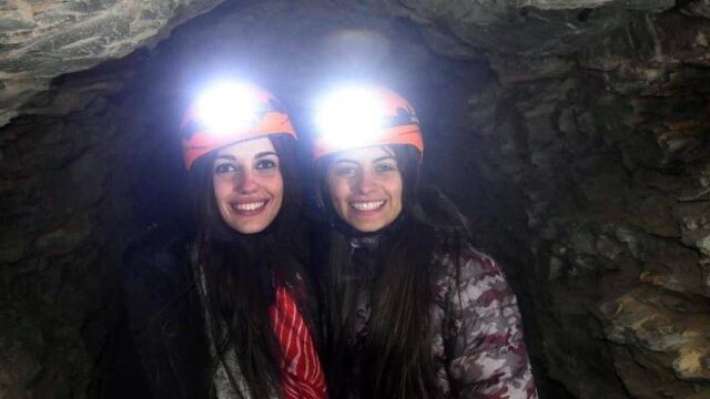 La Reina Nacional, Victoria; su Virreina, Romina (foto) y las soberanas departamentales recibieron una charla sobre la actividad minera en Paramillos.