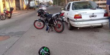Al motociclista debieron amputarle un dedo del pie\u002E