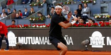 Del Potro perdió en su debut en dobles en el Masters 1000 de Madrid\u002E Foto: DPA\u002E