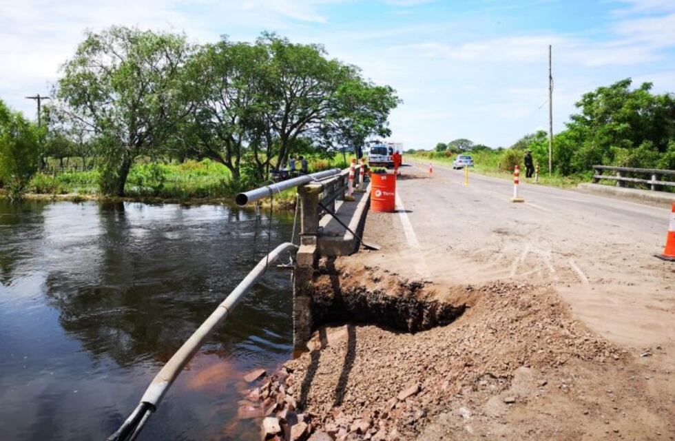 Se habilitó el tránsito para transporte liviano sobre Ruta 12 kilómetro 725