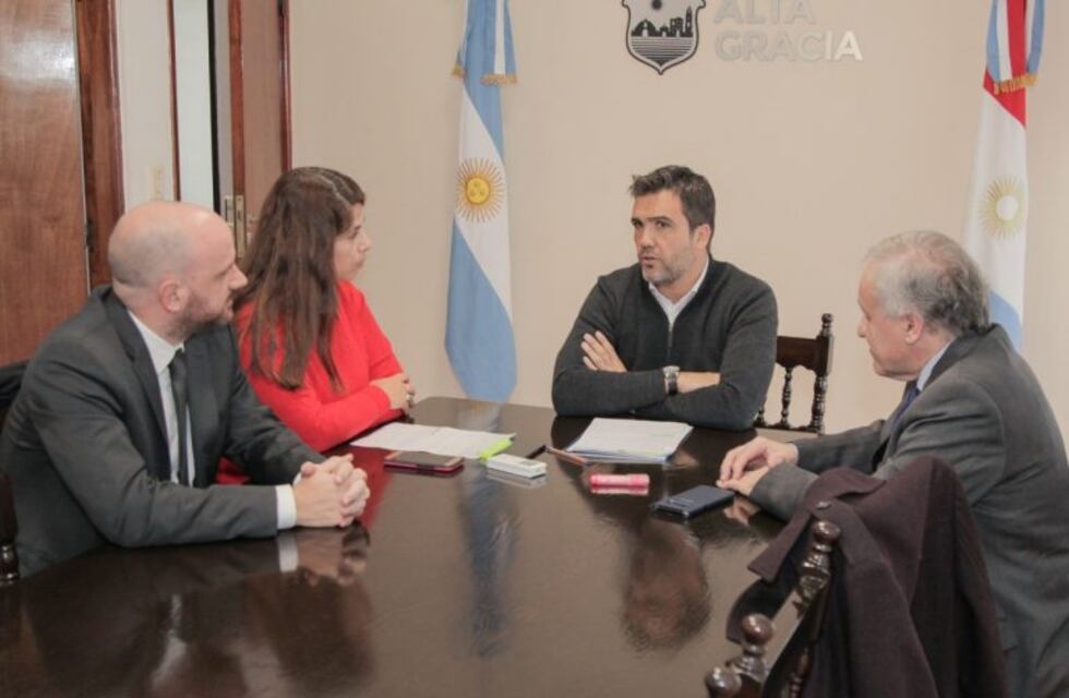 El intendente Facundo Torres recibió a las autoridades del Colegio de Abogados de Alta Gracia y de la Provincia
