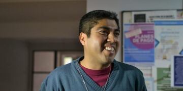 La parroquia de Angaco, donde el padre Walter da misa\u002E