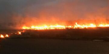 Incendio en Laguna Larga\u002E