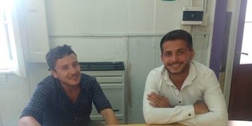 El Prof\u002E Andrés Narciande, coordinador de la Dirección de la Juventud de Tres Arroyos fue recibido por su par tandilense Mariano Martina\u002E