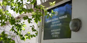 La sede del juzgado electoral provincial (Foto: Mauro Pérez/Río Negro)