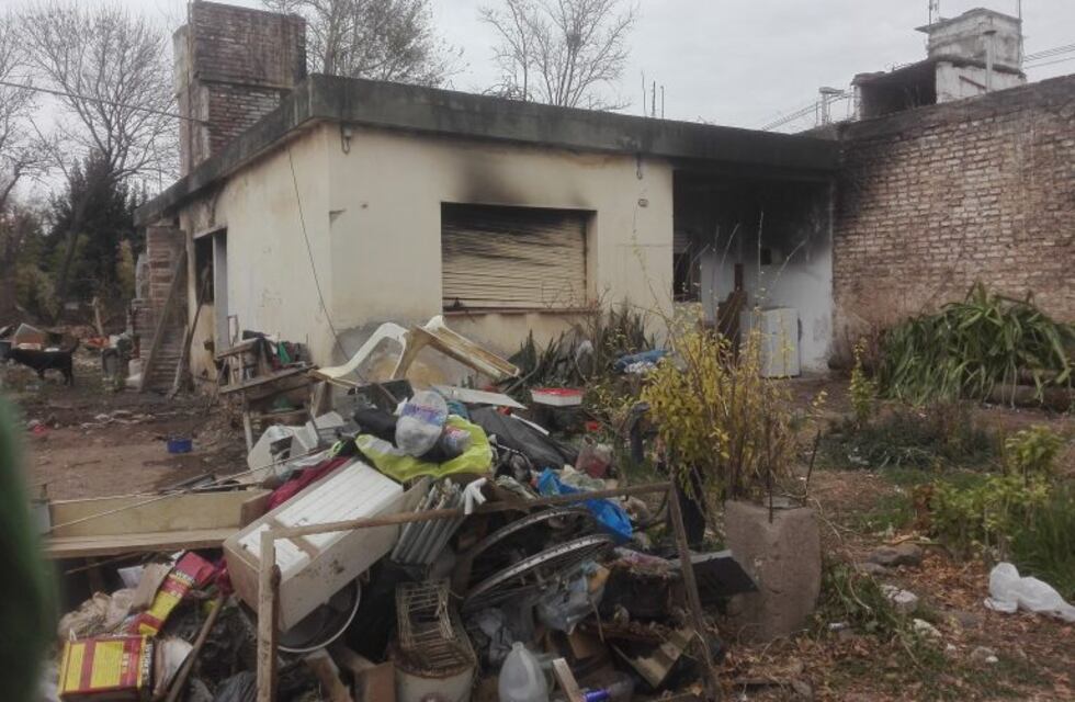 Una estufa halógena provocó el incendio en una vivienda
