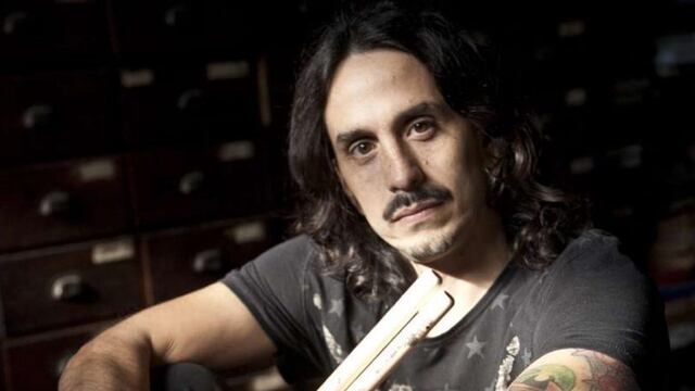Martín Carrizo fue baterista del Indio Solari.