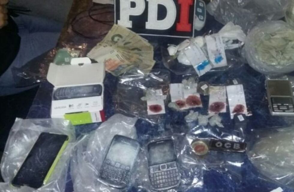 Seis detenidos en cuatro allanamientos por drogas