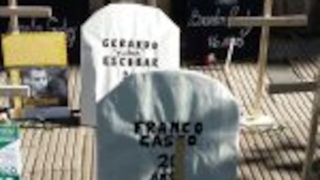 Los encargados de la protesta reclamaban avances en la investigaciu00f3n de los homicidios.