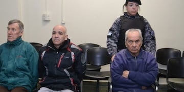 Los acusados Nicola Corradi, Horacio Corbacho y Armando Gómez\u002E
