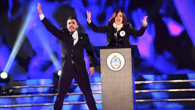 Leticia Bredice como Cristina, en ShowMatch\u002E Fotos de Laflia, por Jorge Luengo\u002E