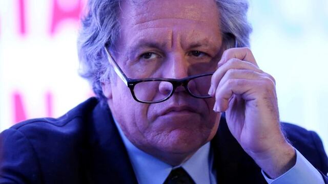Organization of American States (OAS) Secretary-General Luis Almagro holds his glasses during the Democratic Solidarity in Latin America meeting organised by Forum 2000 Foundation in Mexico City, Mexico, March 30, 2017. REUTERS/Edgard Garrido