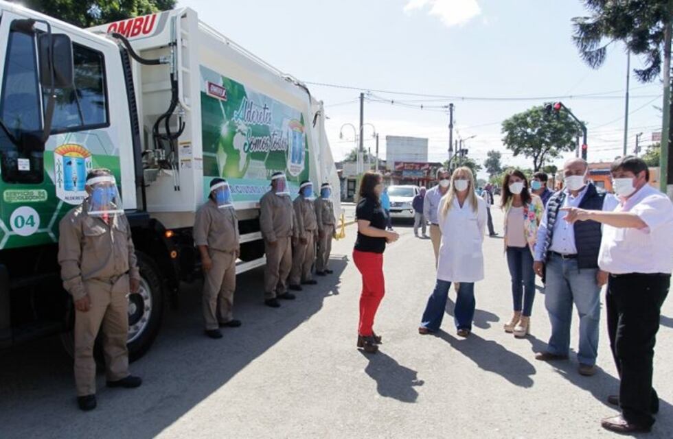 Coronavirus: ampliaron la flota de vehículos para mantener la limpieza en Alderetes