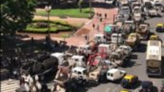 Protesta de camiones