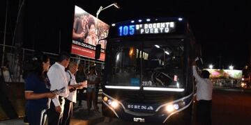 Finalizó el paro de colectivos en Corrientes\u002E (Foto: @tassanoeduardo)