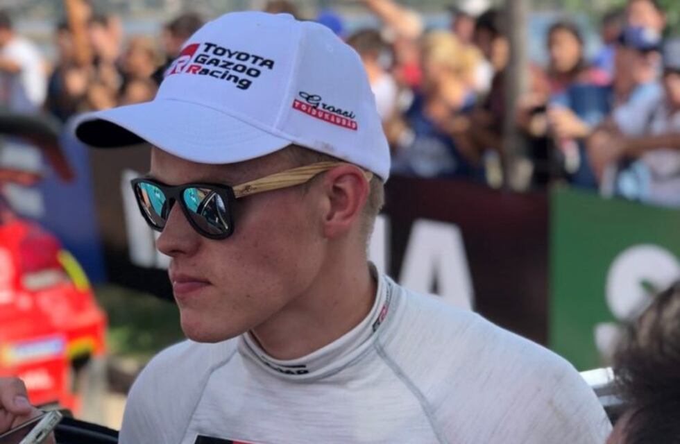 Ott Tanak y su festejo en el Rally Argentina 2018: "Es una victoria muy especial"