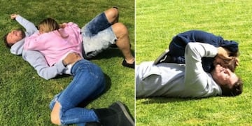 Marcelo Tinelli y Guillermina Valdes