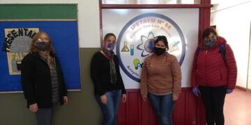 Producción de alcohol en gel en San Luis