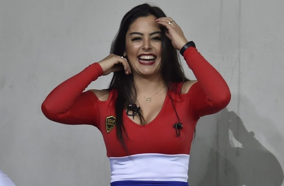 Larissa Riquelme y un look tricolor que marcó tendencia: top, short y blazer
