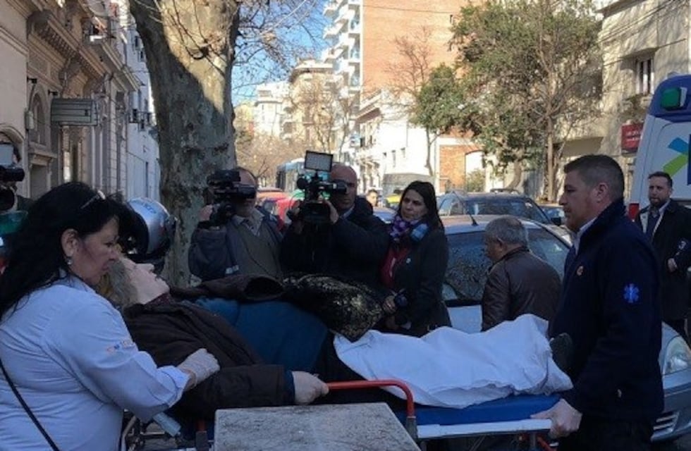 Susto en el macrocentro por una mujer aplastada por un chapón de obra