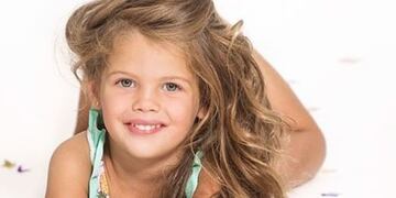 Francesca Icardi protagonizó su primera campaña publicitaria\u002E Foto: Instagram/wanda_icardi