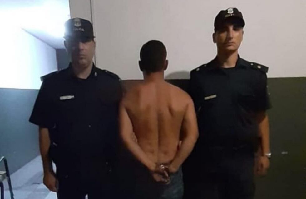 Detuvieron a un hombre tras una persecución en Villa Piazza Sur