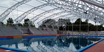 La pileta del Club Provincial de Rosario habilitada para el entrenamiento de nadadores olímpicos\u002E (Archivo)