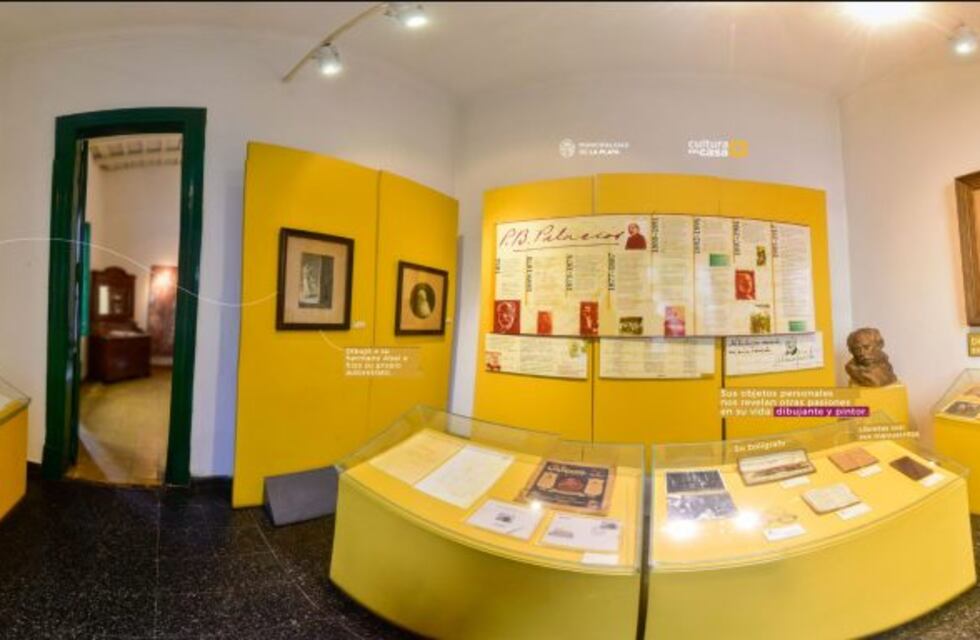 Lanzan una muestra virtual que permite recorrer el museo 'Almafuerte' de La Plata