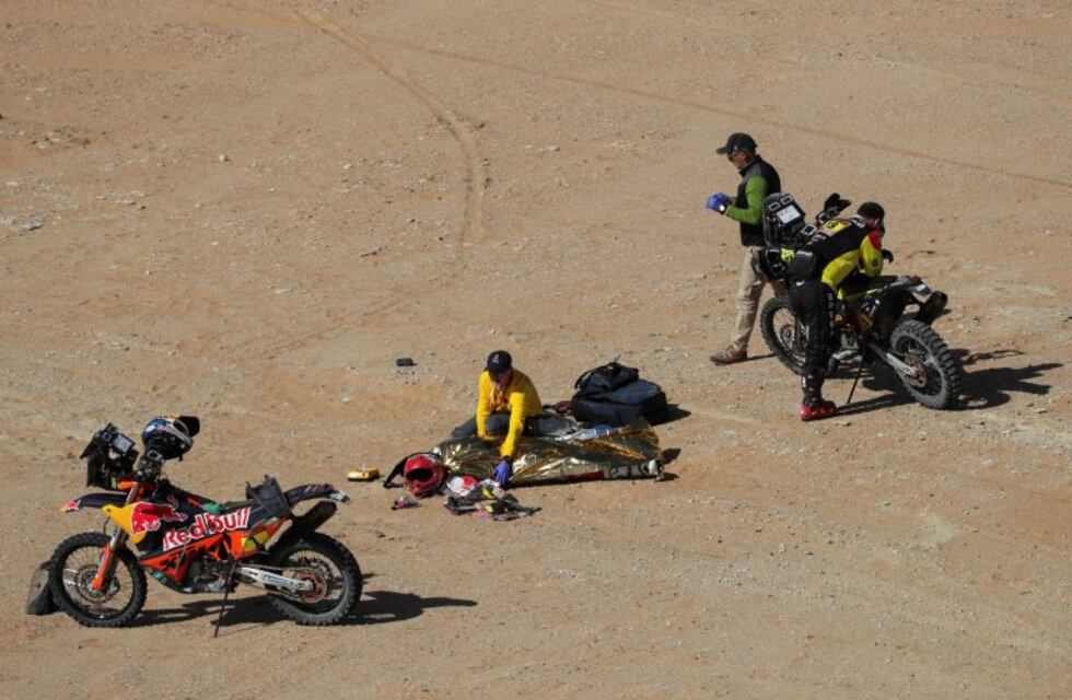 El duro relato de Price, el primero en encontrar a Gonçalves tras el accidente en el Dakar