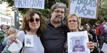 Los padres de Ignacio Galván viajan a Iguazú