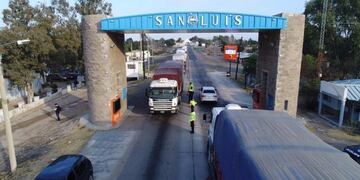 Megaoperativo vial en San Luis\u002E