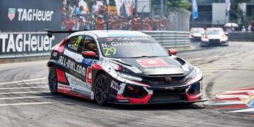 El cordobés Néstor Bebu Girolami, durante la sexta fecha de la Copa Mundial de Autos de Turismo (WTCR) 2019, en Portugal\u002E