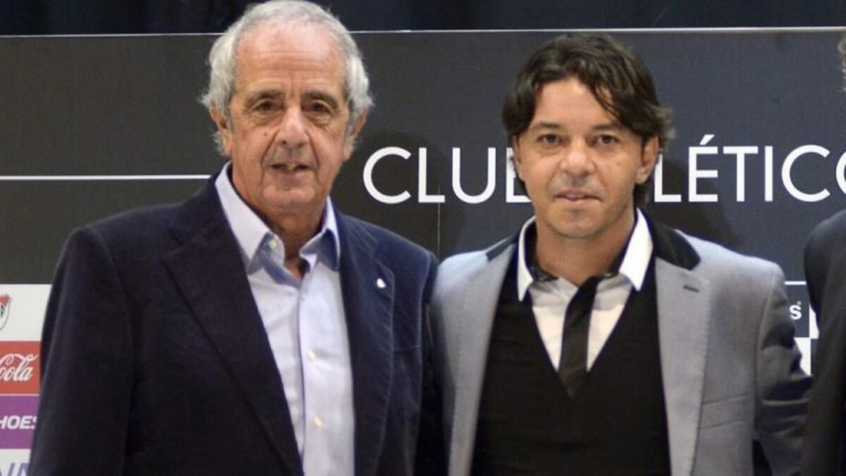 El presidente de River Plate, Rodolfo D'Onofrio\u002E