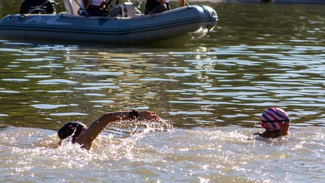 Imagen ilustrativa- Nadadores en aguas abiertas
