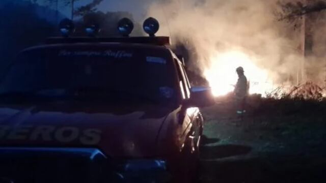 Campo Grande: provocó un incendio en cinco hectáreas de pino.