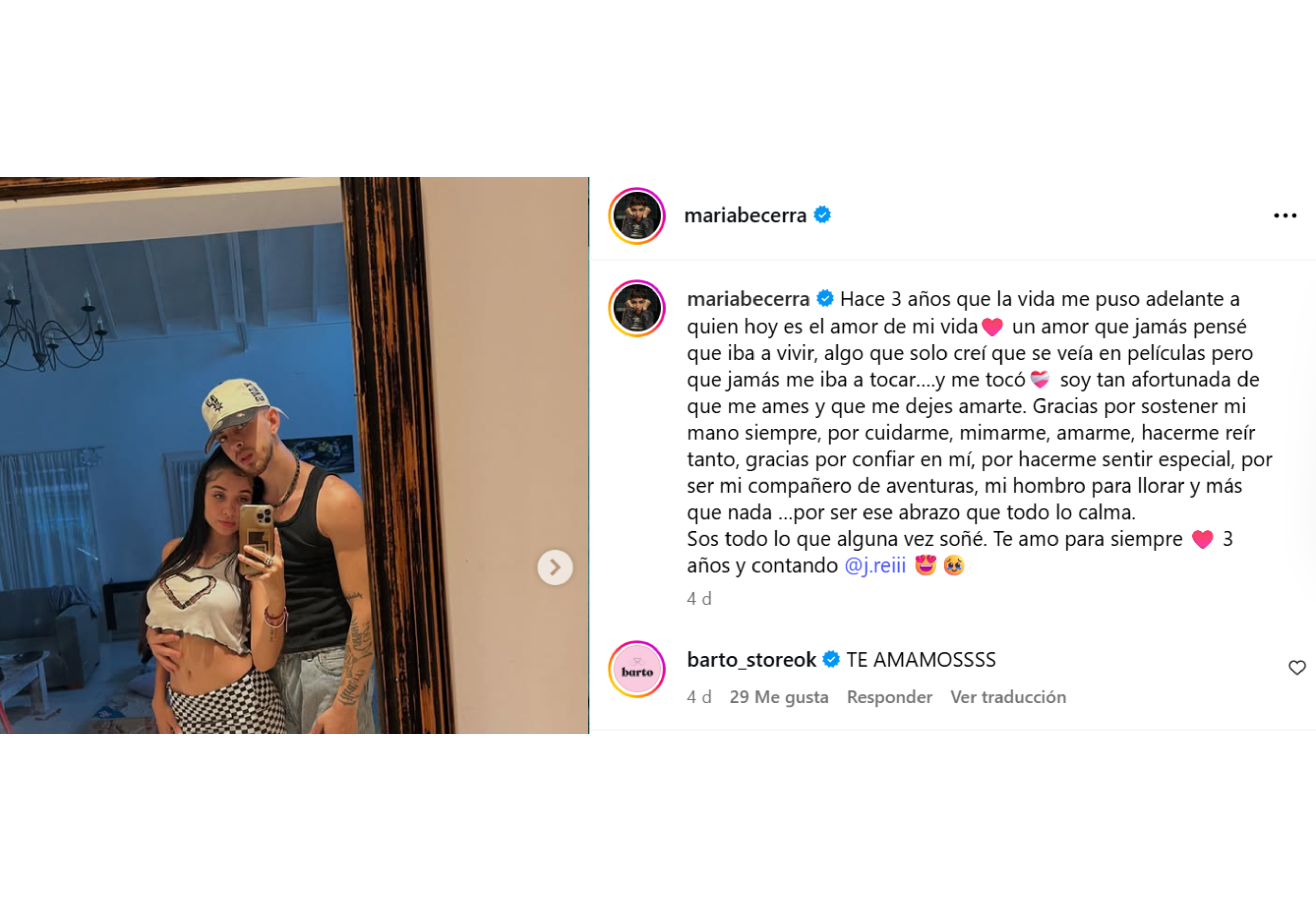 El mensaje de María.