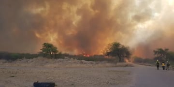 Incendio en el norte de San Luis