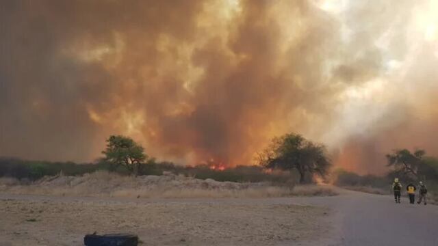 Incendio en el norte de San Luis