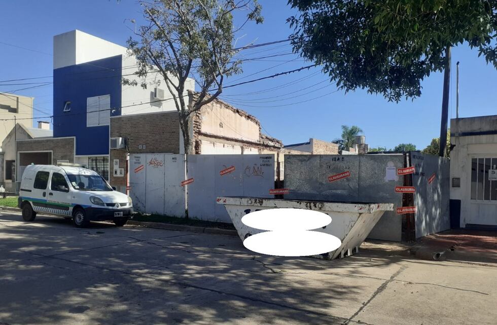 Clausuraron una obra sin habilitación