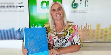 La directora de Estadística y Censos, Laura Biasotti (APN)