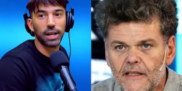 Alfredo Casero cruzó a Pedro Rosemblat en Twitter. (Collage web)