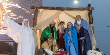 El Pesebre Viviente brilló en el Parque de los Cien Años de Río Grande