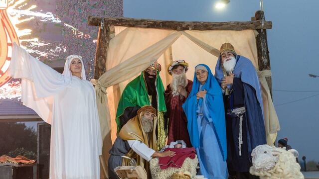 El Pesebre Viviente brilló en el Parque de los Cien Años de Río Grande