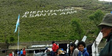 El poblado de Santa Ana, en Jujuy