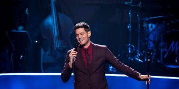 12 noviembre 2018, Reino Unido, Londres: El cantante canadiense Michael Bublé\u002E El intérprete confesó que se enorgullece de tener una \