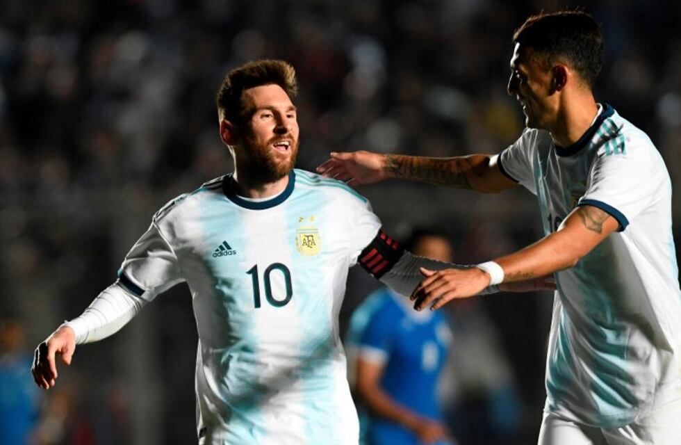 Con dos goles de Messi, Argentina goleó 5-1 a Nicaragua antes de viajar a la Copa América