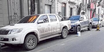 Las camionetas que habían sido robadas en Santa Fe