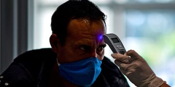 Coronavirus en Argentina\u002E (Photo by RONALDO SCHEMIDT / AFP)